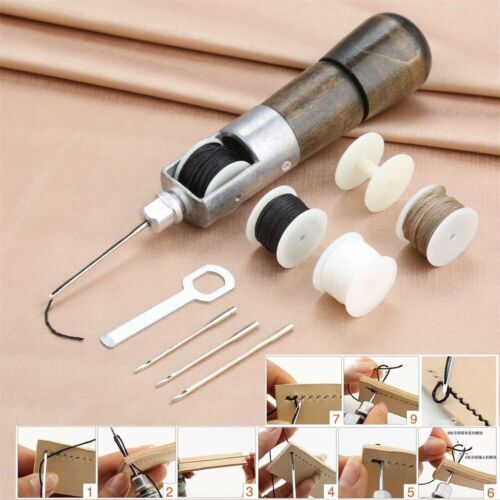 Leather Stitching Tool Needle Canvas Sewing Leathercraft Patching Home DIY Craft