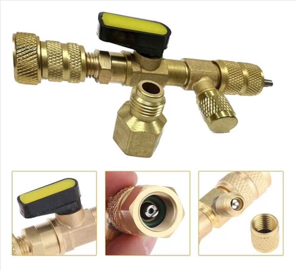 1/4" Schrader Valve Core Remover Installer for R12/R22/R410A/R32R HVAC AC System