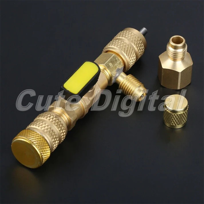 1/4" Schrader Valve Core Remover Installer for R12/R22/R410A/R32R HVAC AC System